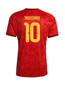 Belgien Leandro Trossard #10 Replika Hemmakläder VM 2026 Kortärmad